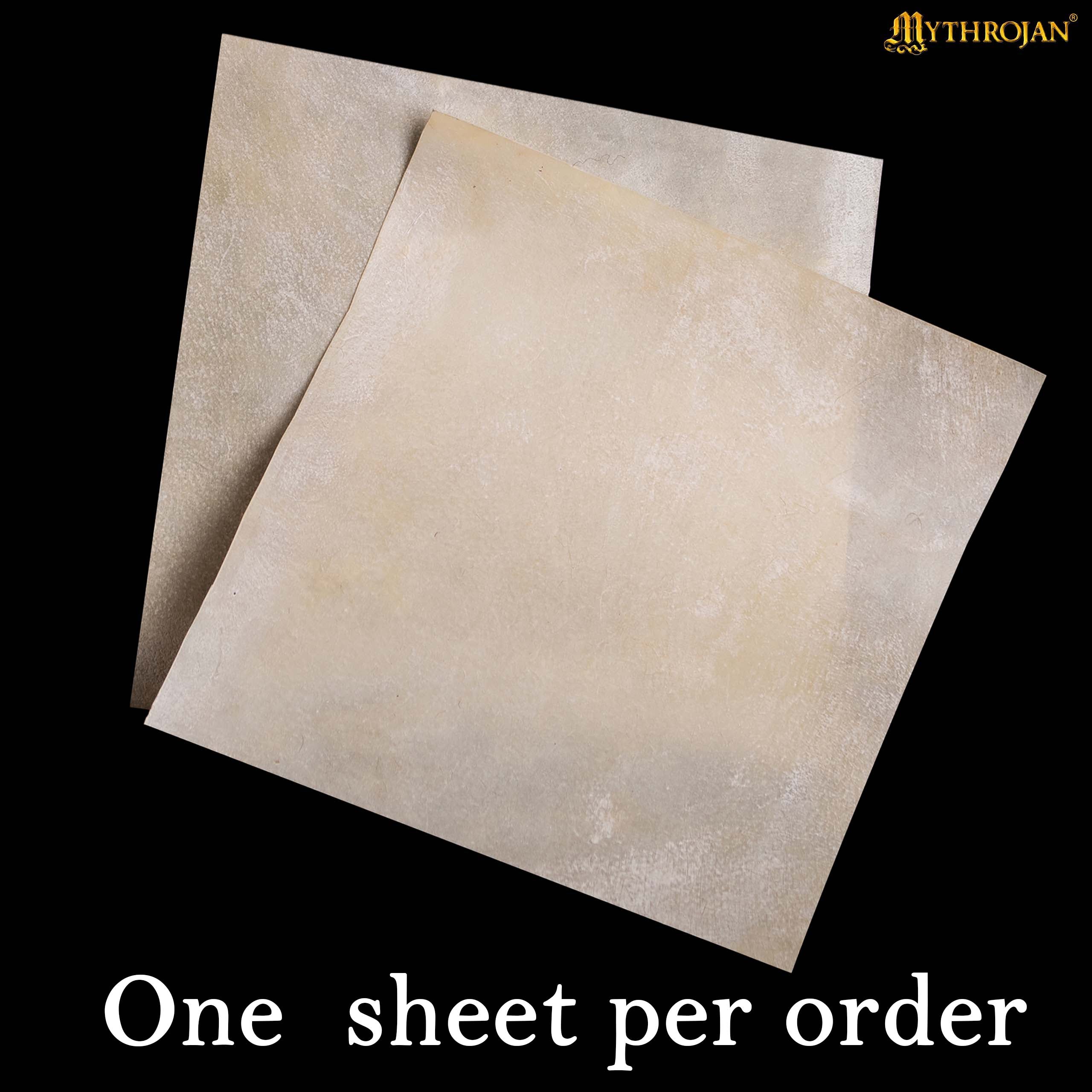 Mythrojan Medieval Renaissance Genuine Natural Parchment Writing Paper