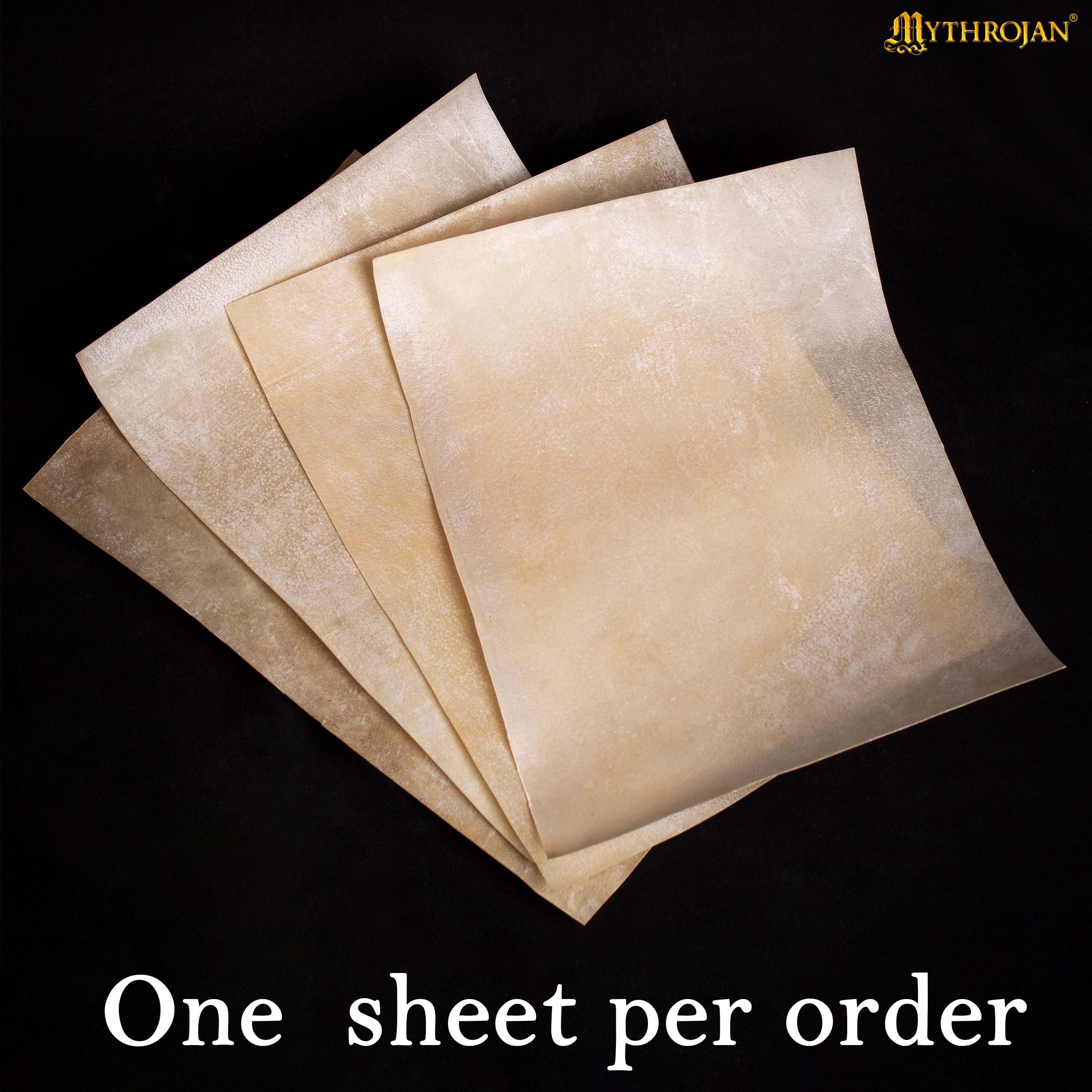 Mythrojan Medieval Renaissance Genuine Natural Parchment Writing Paper