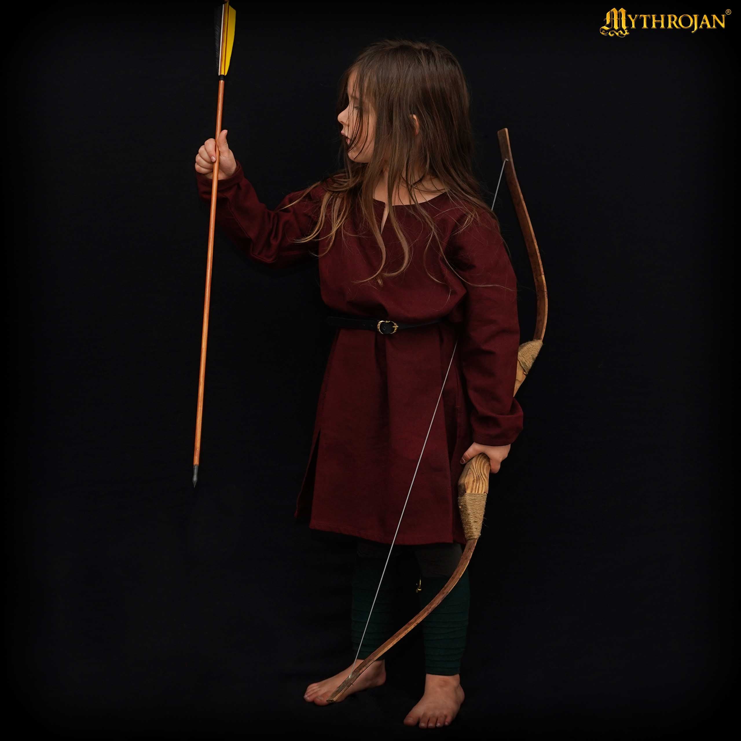 Mythrojan Medieval KID TUNIC Viking outfit for children Medieval Events LARP SCA, SIZE: Kids