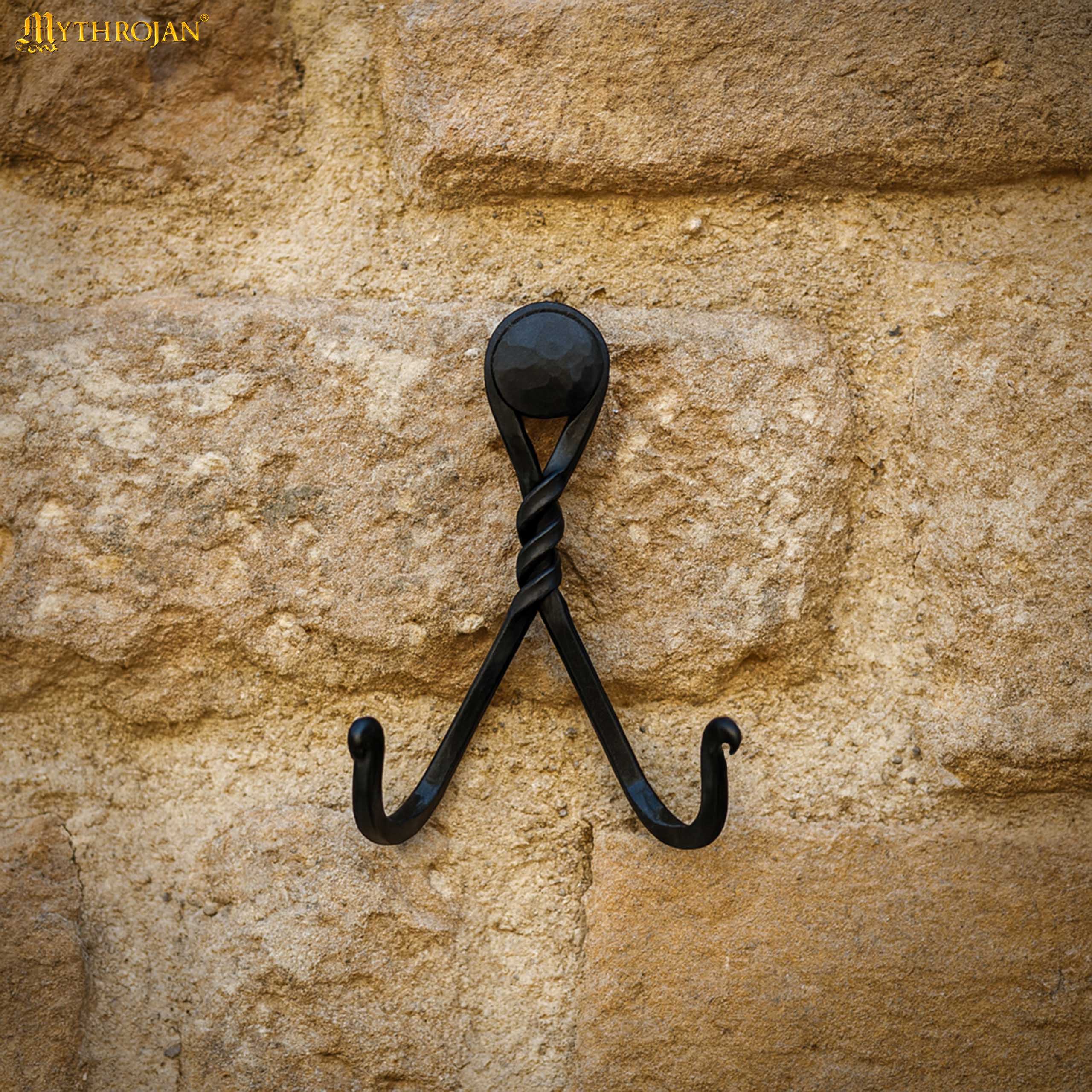 Mythrojan Metal Single Sword Vertical Wall Mount Universal Sword Holder Wall Display