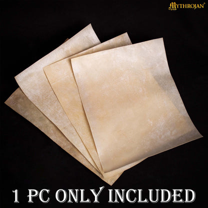 Mythrojan Medieval Renaissance Genuine Natural Parchment Writing Paper