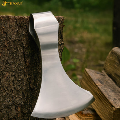 Mythrojan Medieval Viking Axe Battle Ready Axehead Reenactment Renaissance Costume - 6"