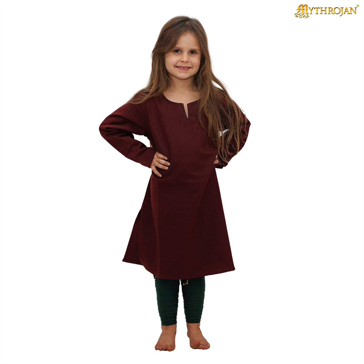 Mythrojan Medieval KID TUNIC Viking outfit for children Medieval Events LARP SCA, SIZE: Kids
