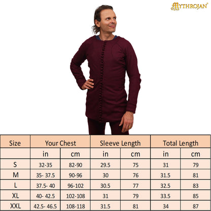 Charles de Blois 14th Century Pourpoint: Historical Recycled Wool Garment for Reenactment and Living History