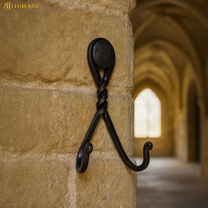 Mythrojan Metal Single Sword Vertical Wall Mount Universal Sword Holder Wall Display