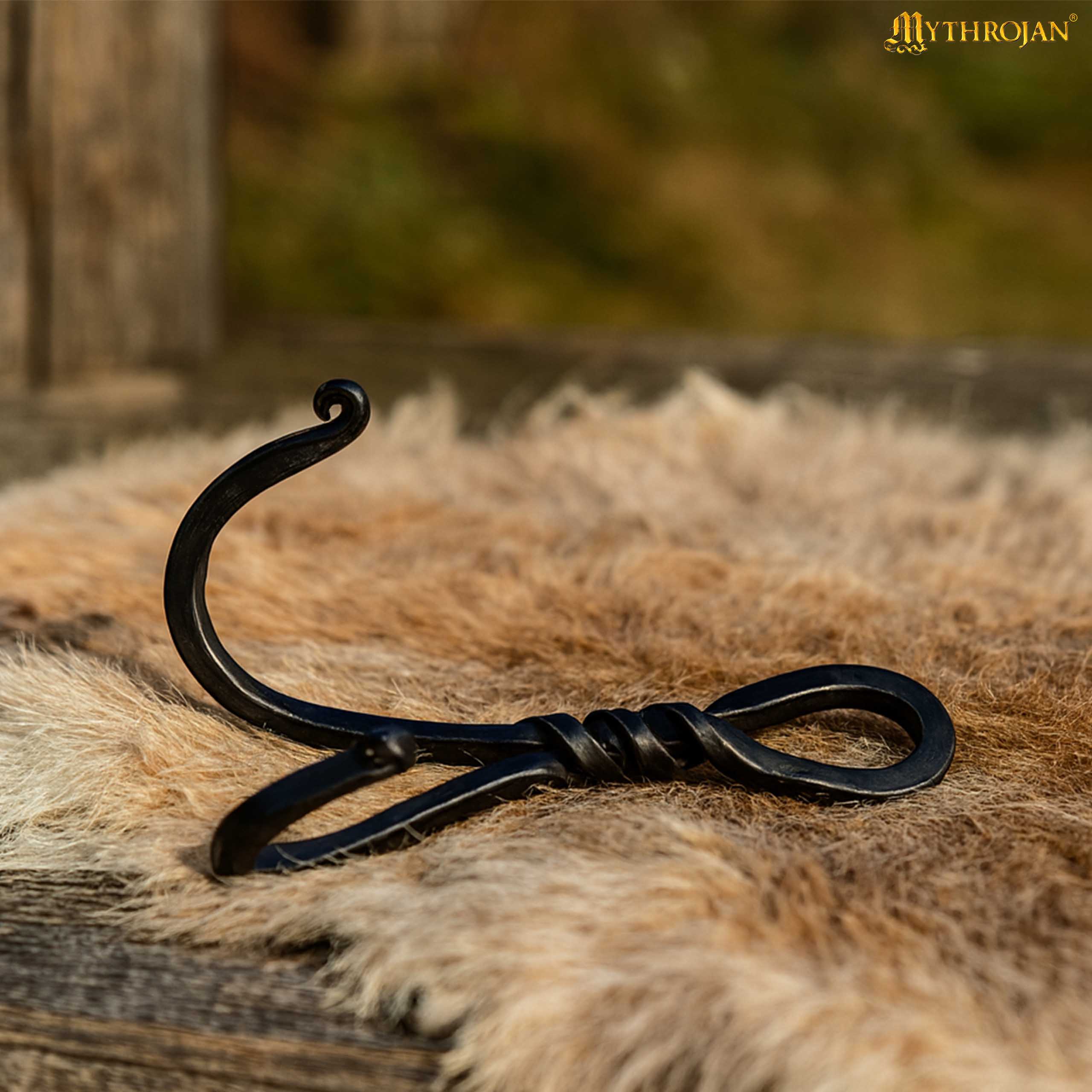 Mythrojan Metal Single Sword Vertical Wall Mount Universal Sword Holder Wall Display