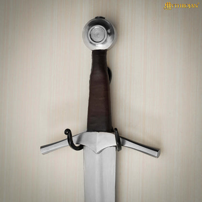 Mythrojan Metal Single Sword Vertical Wall Mount Universal Sword Holder Wall Display