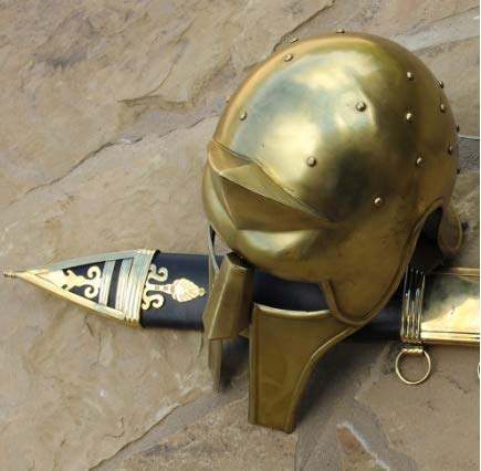 Mythrojan Gladiator Armor Arena Helmet Mild Steel 20g