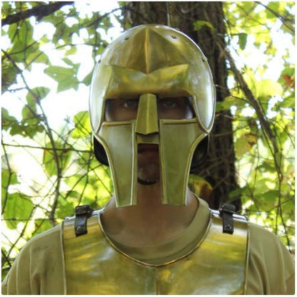 Mythrojan Gladiator Armor Arena Helmet Mild Steel 20g