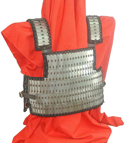 Mythrojan Medieval Viking D Plate Kids Lamellar Historical Armour - Natural Polished