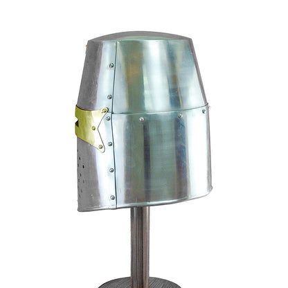 Mythrojan Templar Crusader Helmet (Without Liner) 20g - Polished Finish