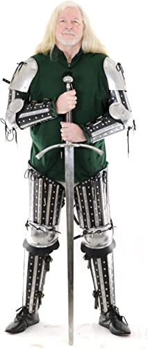 Mythrojan XIV Century Medieval Reenactment, SCA IMCF &amp; HMB Splint Armour/Armor Dueling Pauldron Multicoloured