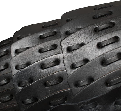 Mythrojan Sturdy Full Grain Leather LAMELLAR Plates | Viking and Medieval Handmade Plate Ideal for Slavs Costume Warrior Vikings SCA LARP Cosplay - Black